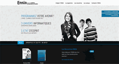 Desktop Screenshot of ensia.fr