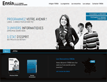 Tablet Screenshot of ensia.fr