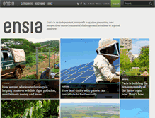 Tablet Screenshot of ensia.com